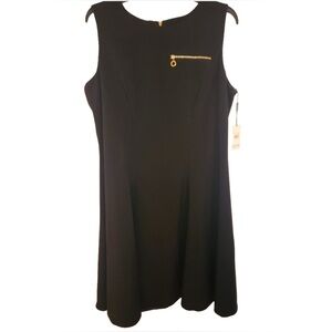 NWT CALVIN KLEIN Black Dress size 14